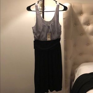 Sequin baby blue and black bottom Express dress